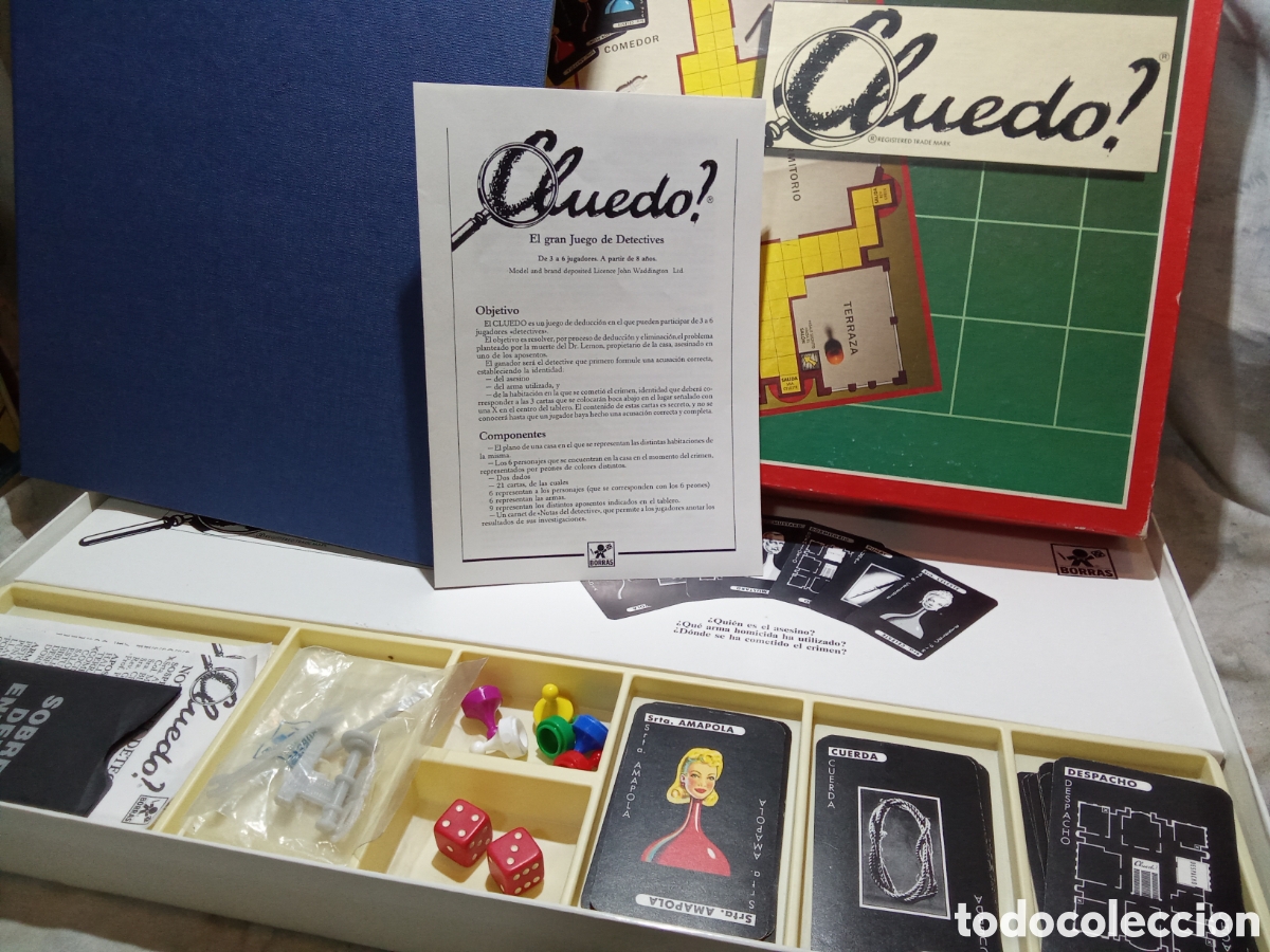 Juegos de mesa: CLUEDO DE BORR&Aacute;S EN CAJA - Foto 1