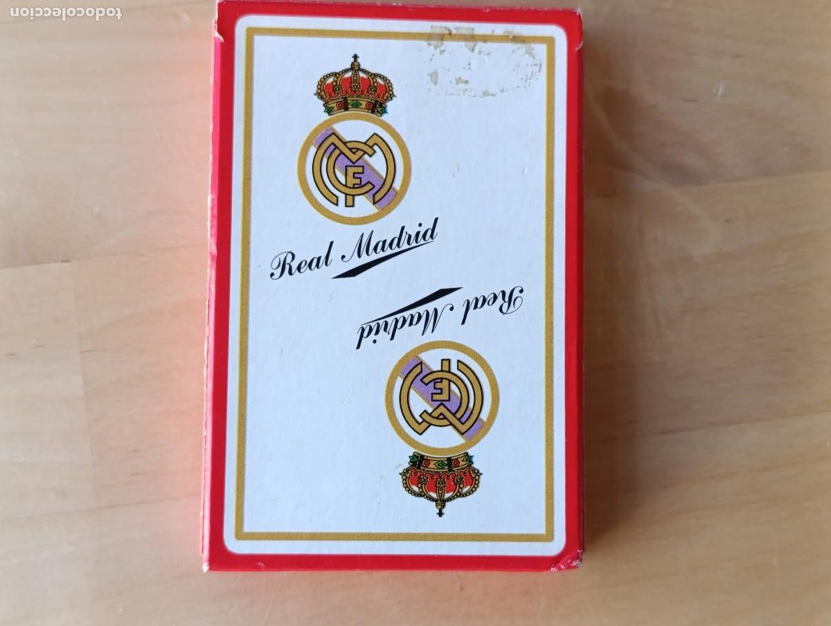 Juegos de mesa: BARAJA DE CARTAS REAL MADRID. - Foto 1
