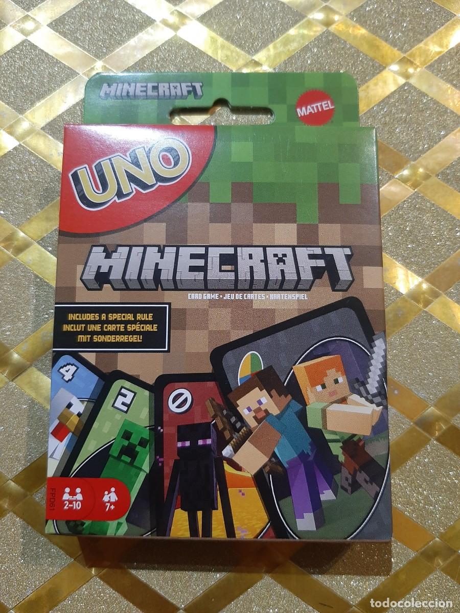 Juegos de mesa: JUEGO DE CARTAS UNO MINECRAFT UNO DE MATTEL ! - Foto 1