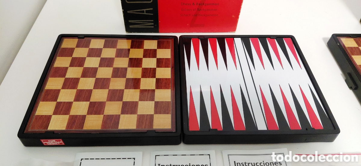 Juegos de mesa: Joal : Magnetics Ajedrez y Backgammon x2 - Foto 2