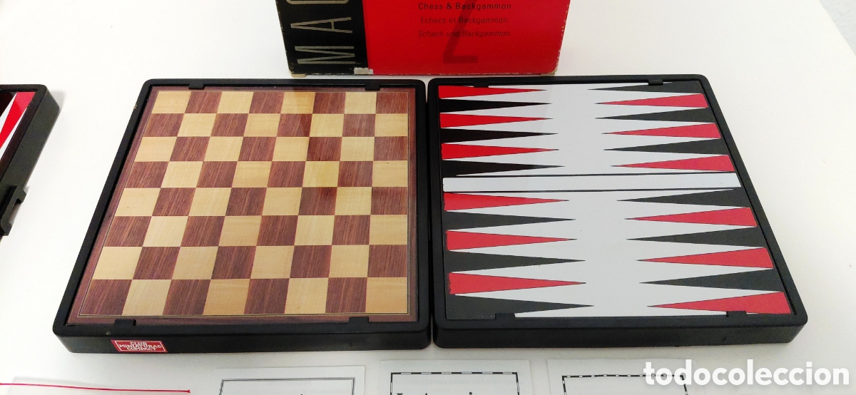 Juegos de mesa: Joal : Magnetics Ajedrez y Backgammon x2 - Foto 3