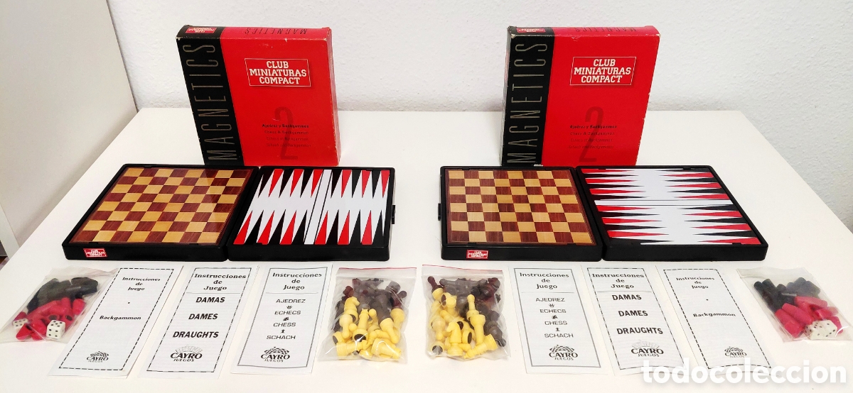 Juegos de mesa: Joal : Magnetics Ajedrez y Backgammon x2 - Foto 1