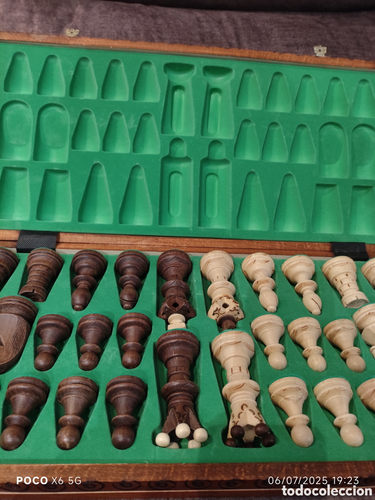 Juegos de mesa: Ajedrez de madera impecable - Foto 3