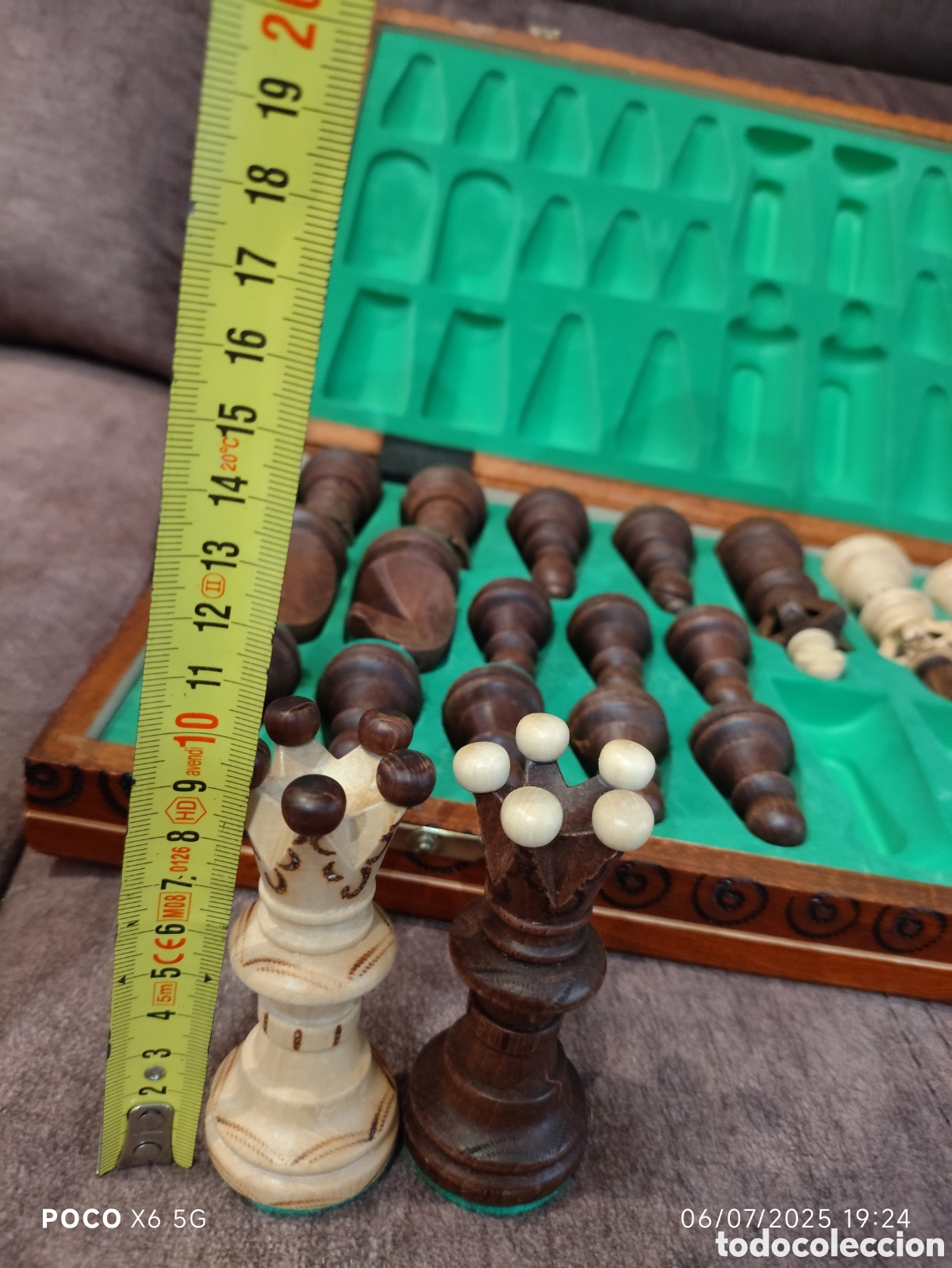 Juegos de mesa: Ajedrez de madera impecable - Foto 5