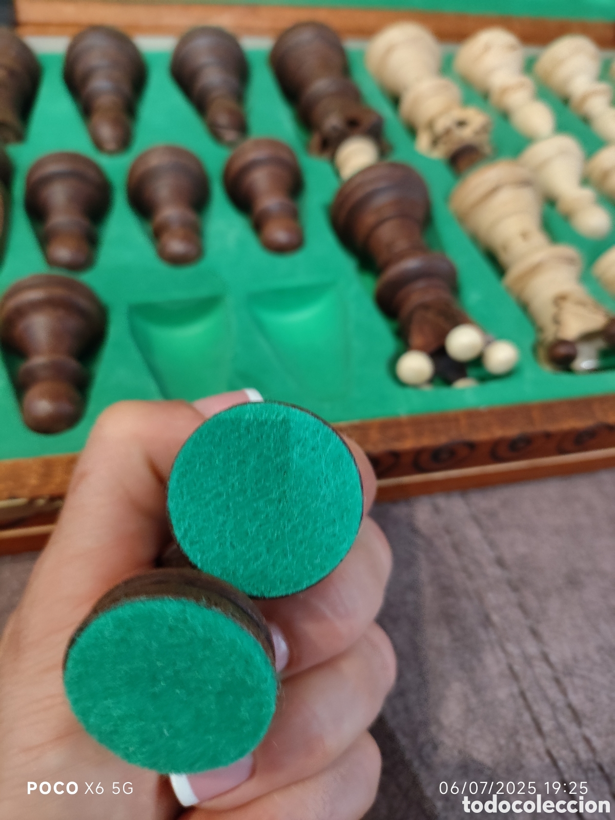 Juegos de mesa: Ajedrez de madera impecable - Foto 7