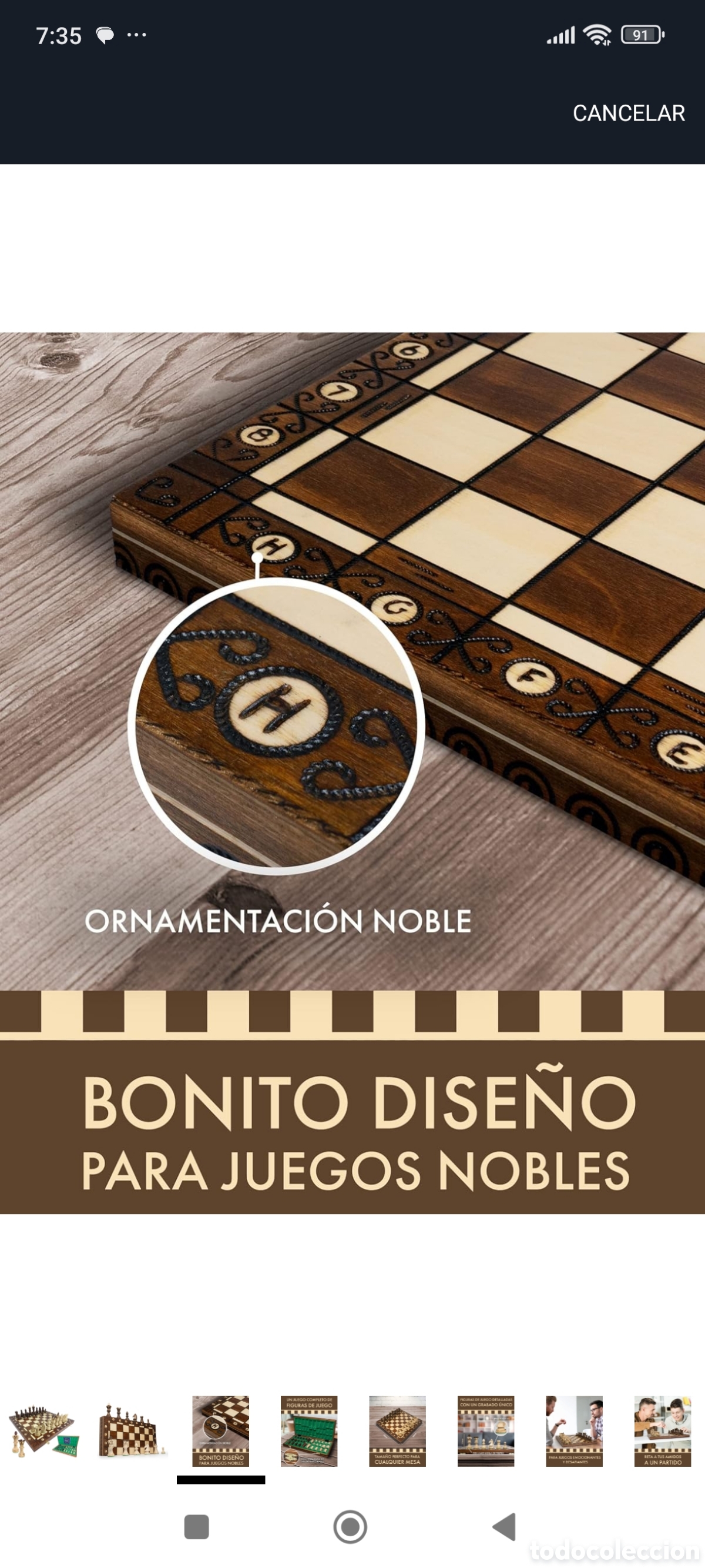 Juegos de mesa: Ajedrez de madera impecable - Foto 9