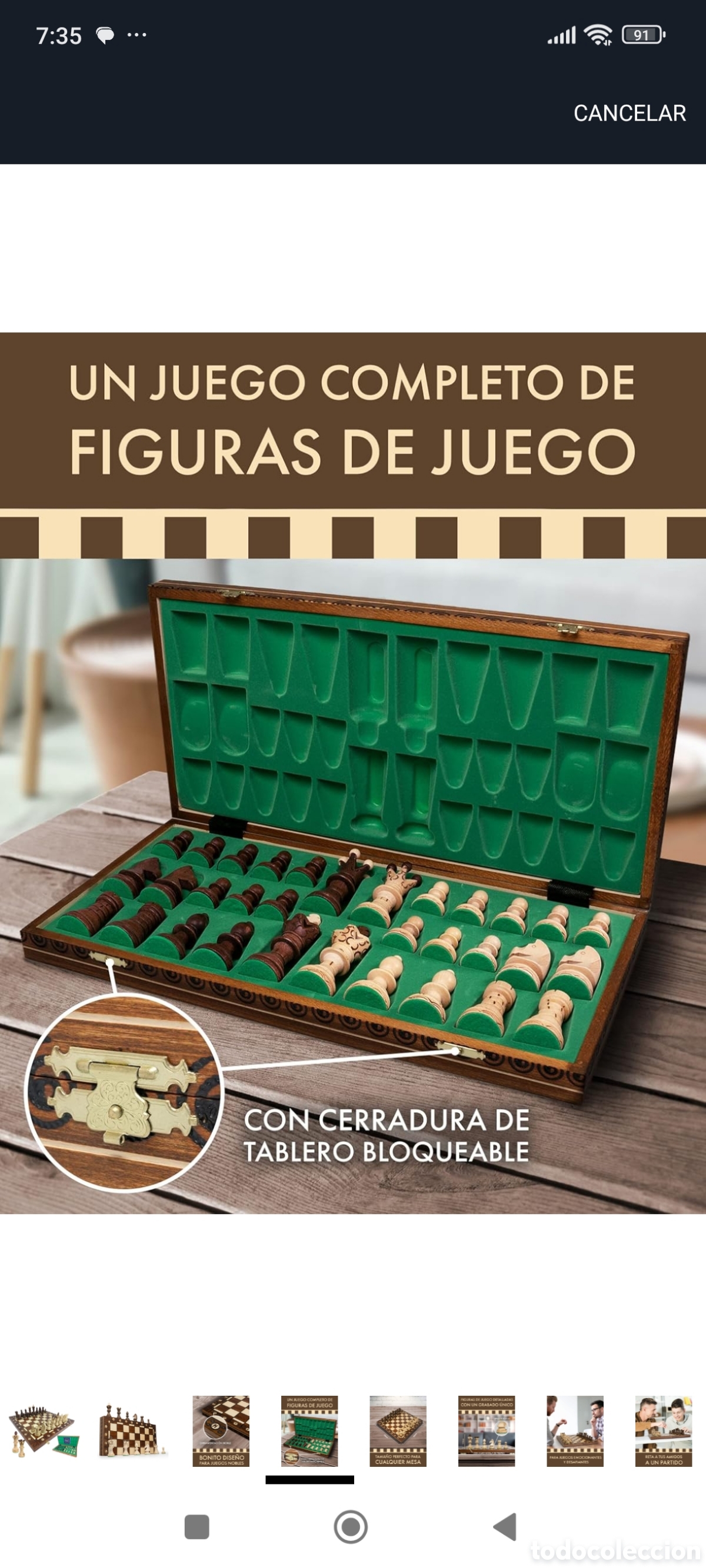 Juegos de mesa: Ajedrez de madera impecable - Foto 10