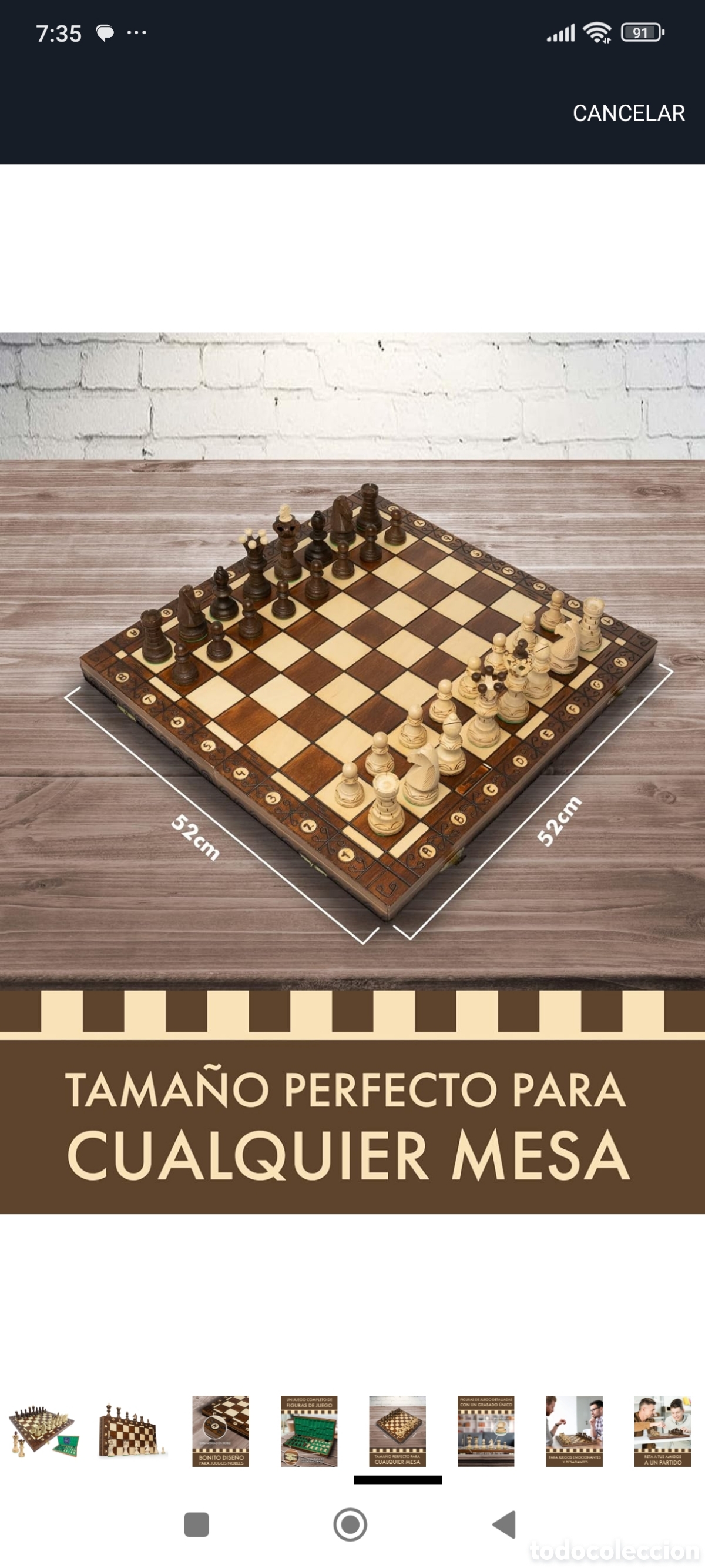 Juegos de mesa: Ajedrez de madera impecable - Foto 11