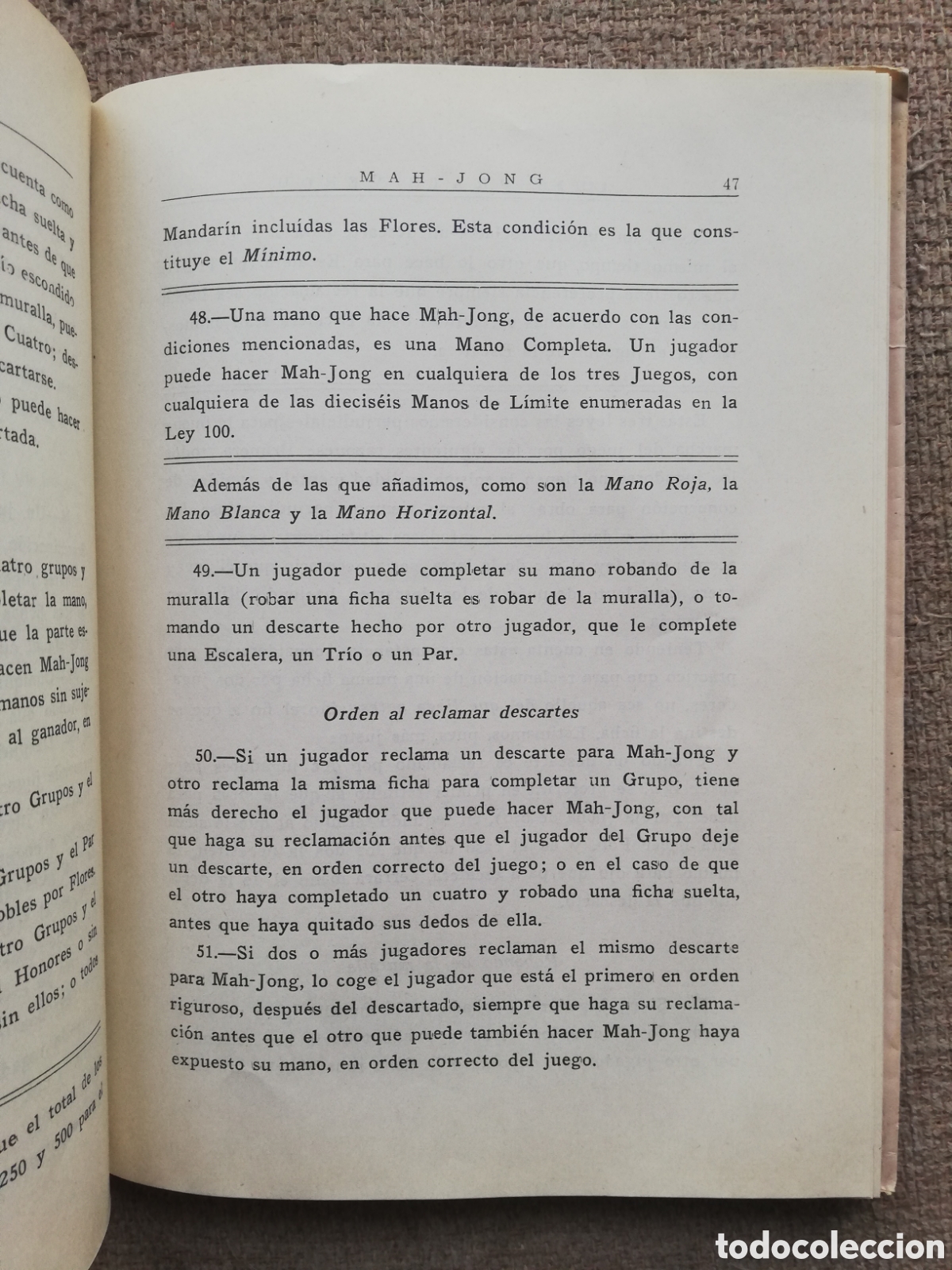 Juegos de mesa: Reglamento completo de Mah-Jong, de Luis Prats Verd&uacute; - Foto 3