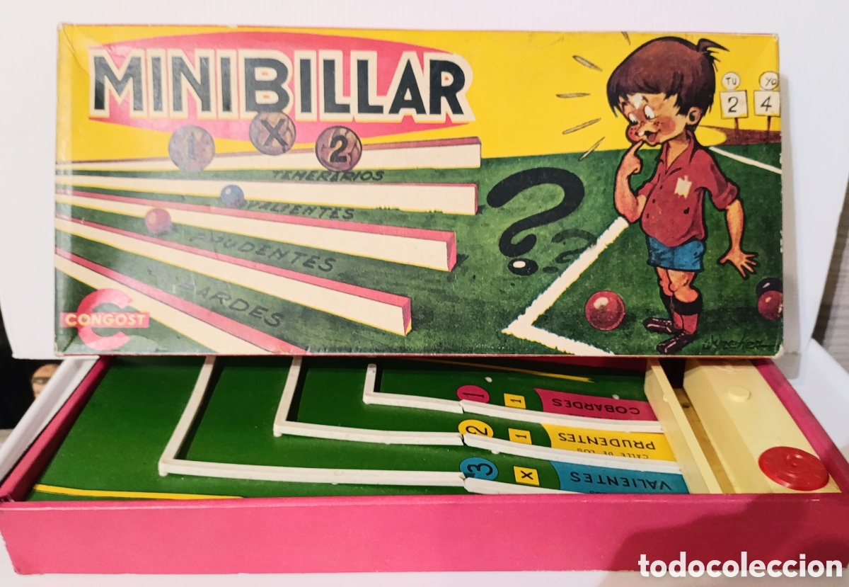 Juegos de mesa: Mini billar Congost.a&ntilde;os 60 - Foto 2