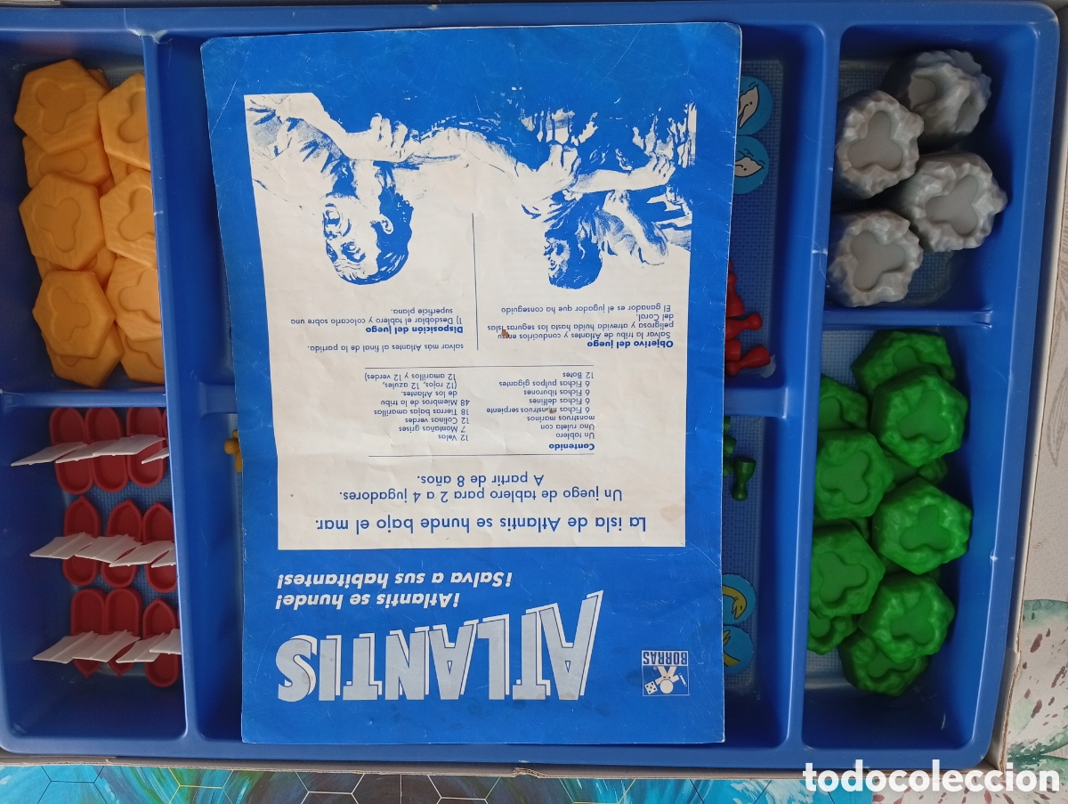 Juegos de mesa: Atlantis. Juego de mesa de los 80 - Foto 5