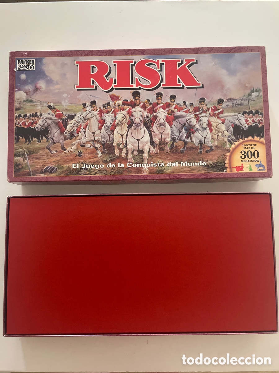 Juegos de mesa: Juego de Mesa RISK A&Ntilde;O 1992 PARKER COMPLETO - Foto 2