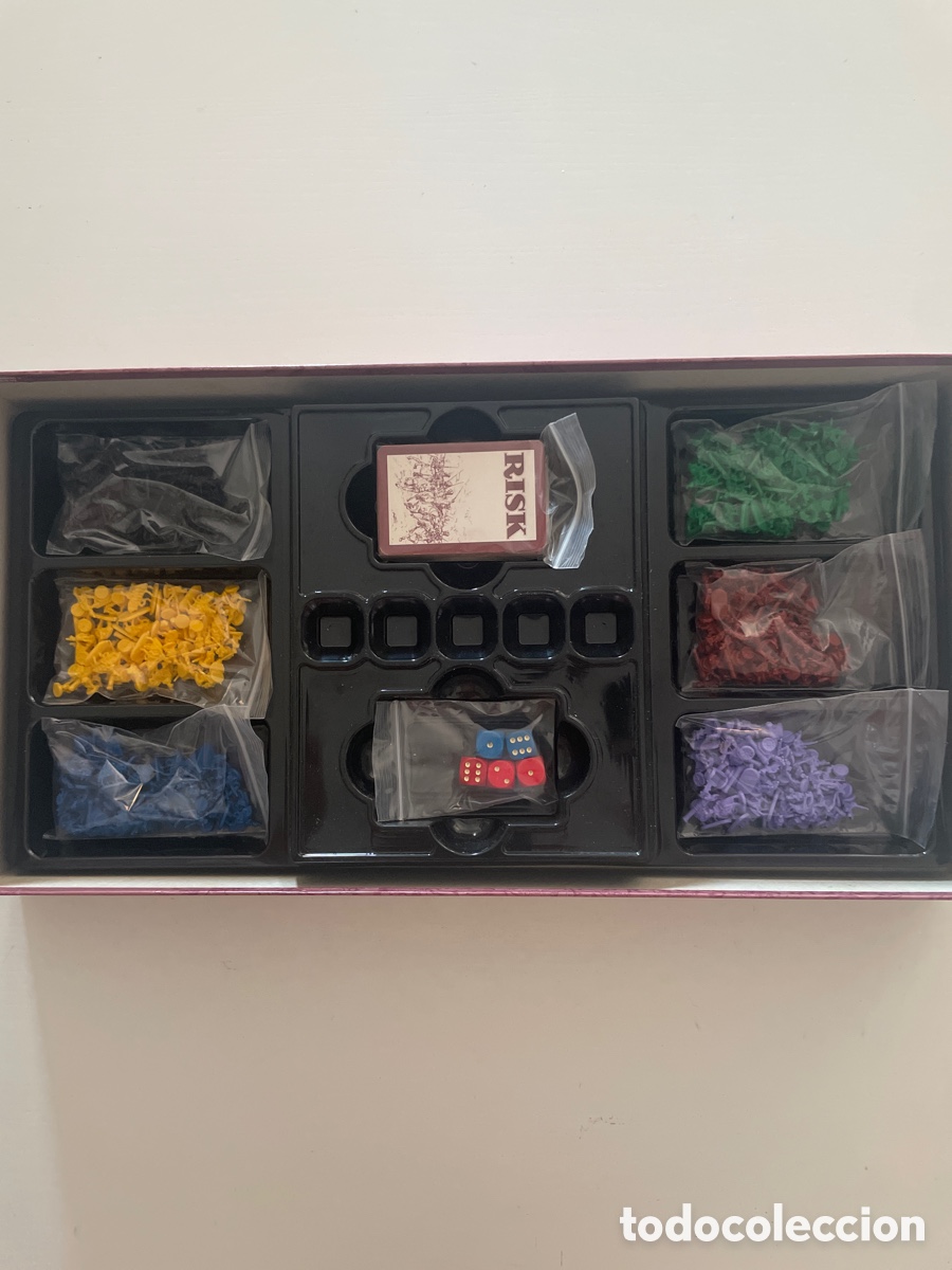 Juegos de mesa: Juego de Mesa RISK A&Ntilde;O 1992 PARKER COMPLETO - Foto 6