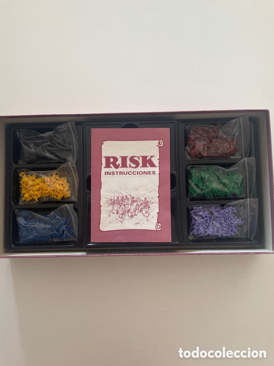 Juegos de mesa: Juego de Mesa RISK A&Ntilde;O 1992 PARKER COMPLETO - Foto 10