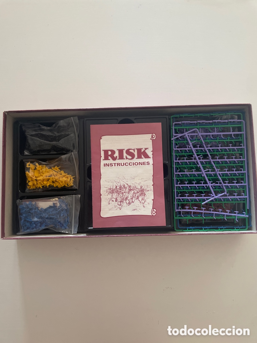 Juegos de mesa: Juego de Mesa RISK A&Ntilde;O 1992 PARKER COMPLETO - Foto 13