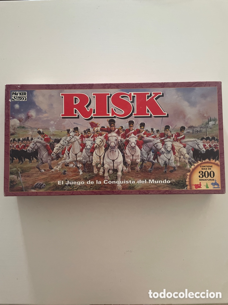 Juegos de mesa: Juego de Mesa RISK A&Ntilde;O 1992 PARKER COMPLETO - Foto 1