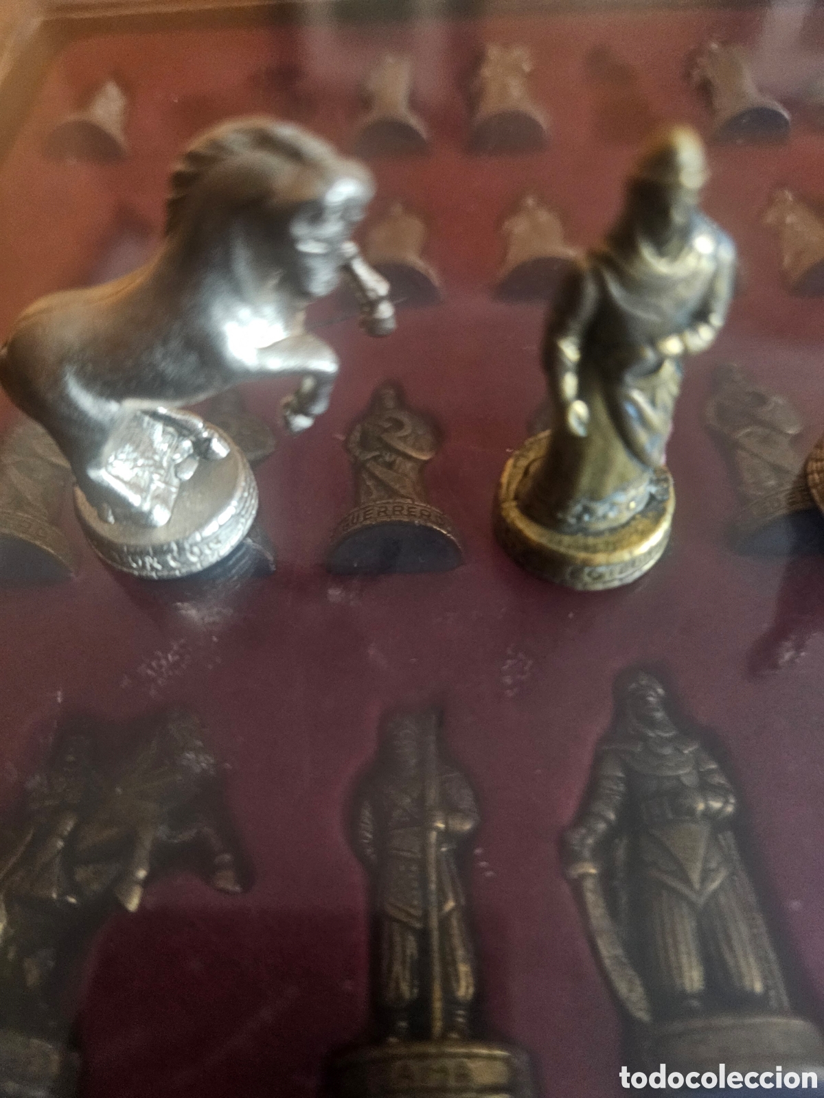 Juegos de mesa: Ajedrez de metal la Nueva Espa&ntilde;a - Foto 2