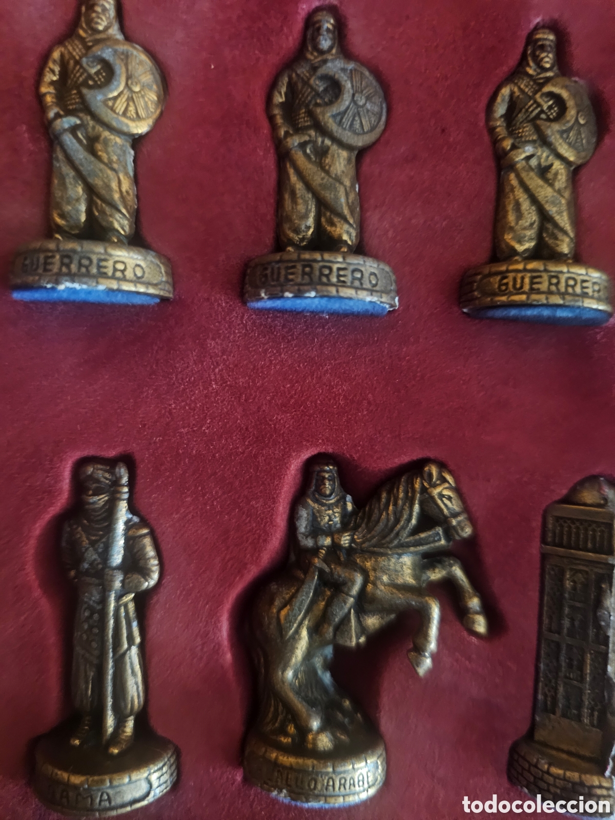 Juegos de mesa: Ajedrez de metal la Nueva Espa&ntilde;a - Foto 4