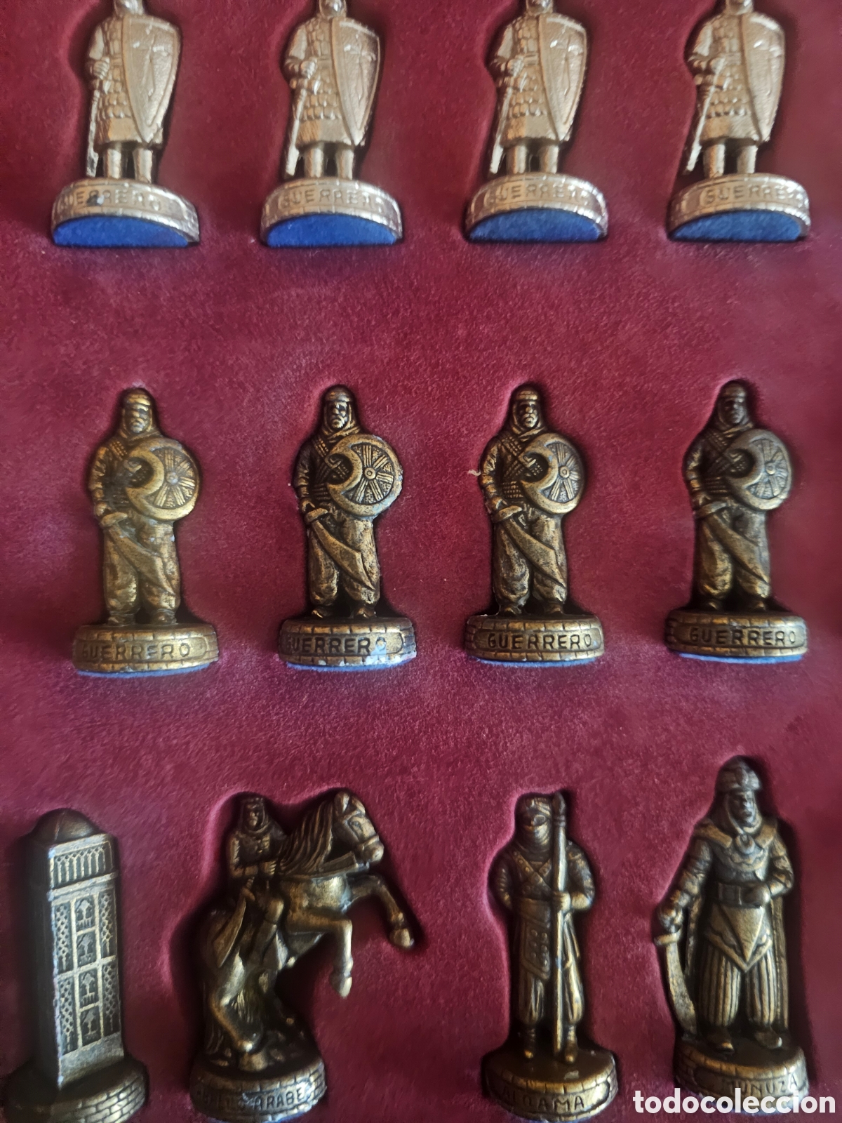 Juegos de mesa: Ajedrez de metal la Nueva Espa&ntilde;a - Foto 5