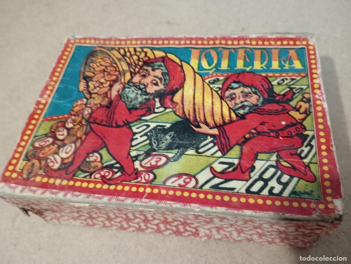 Juegos de mesa: Antiguo bingo de madera - Foto 1