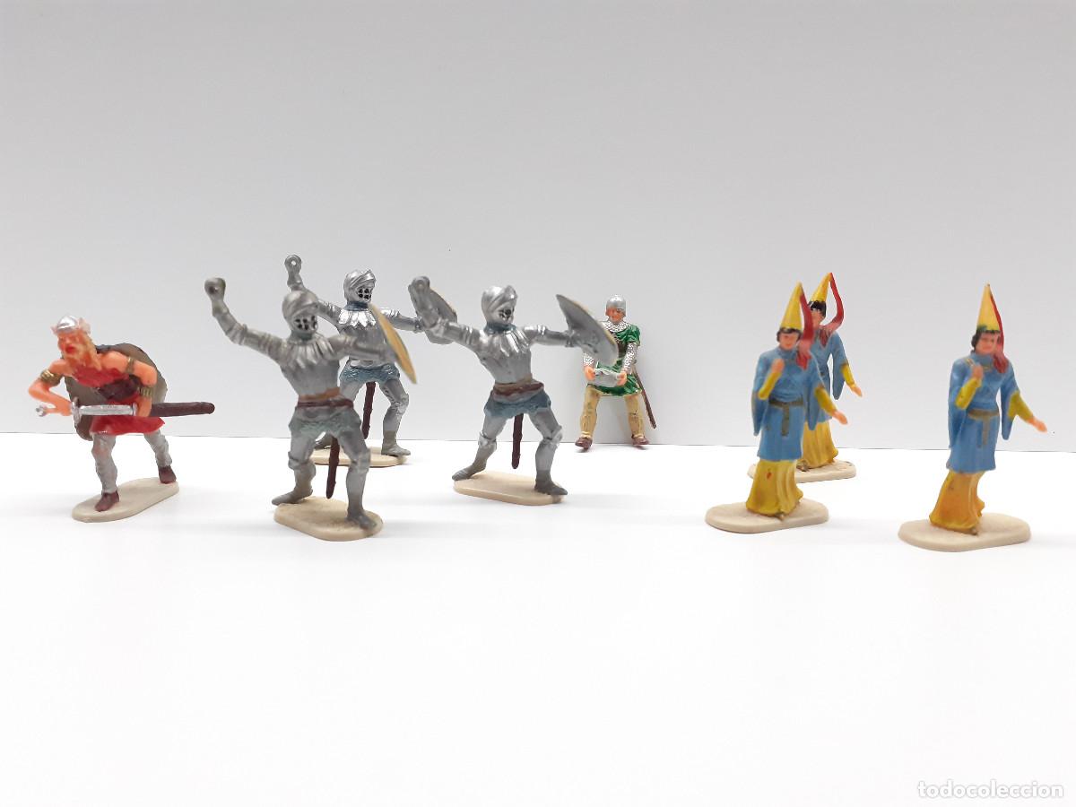 Juegos de mesa: Lote de figuras Historex Elastolin Exin Castillos - Foto 1