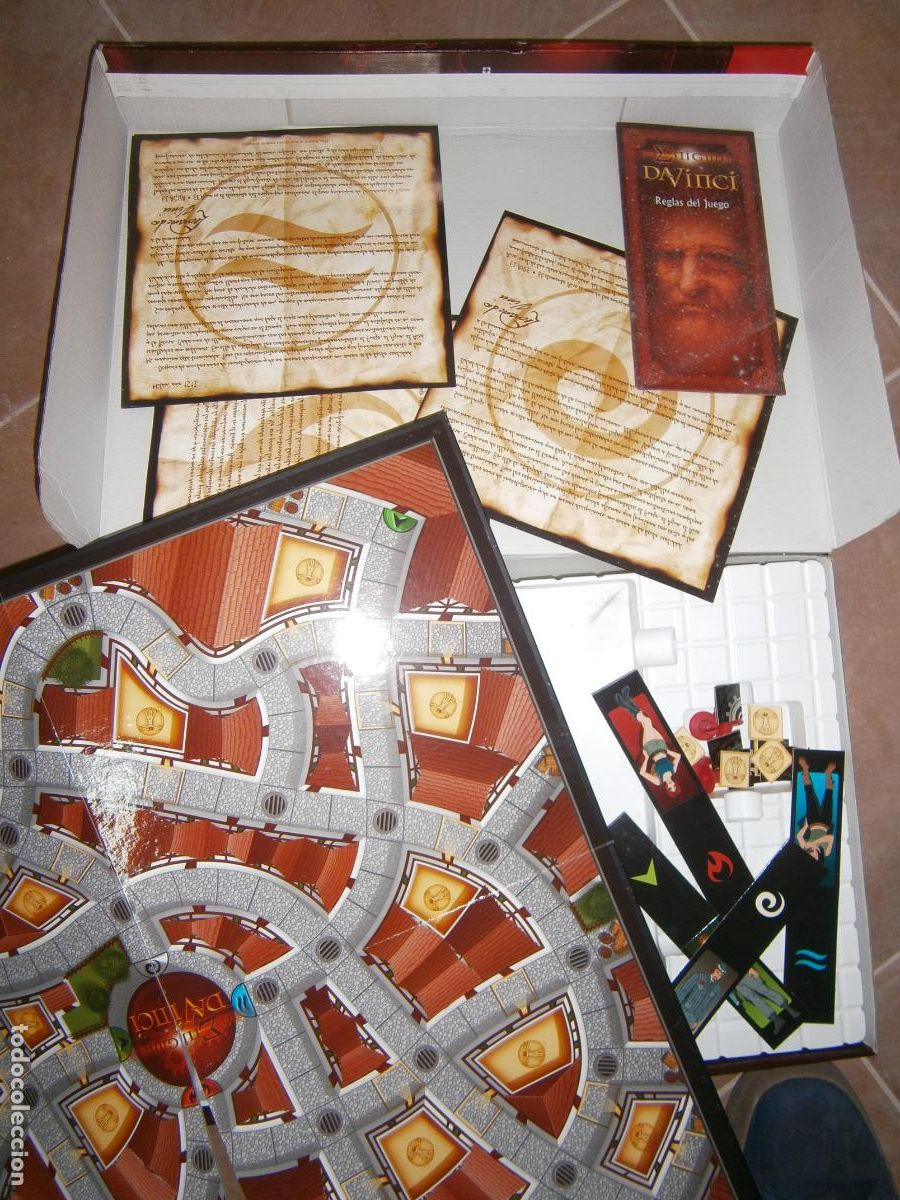 Juegos de mesa: ANTIGUO JUEGO - EL ENIGMA DAVINCI - Foto 2
