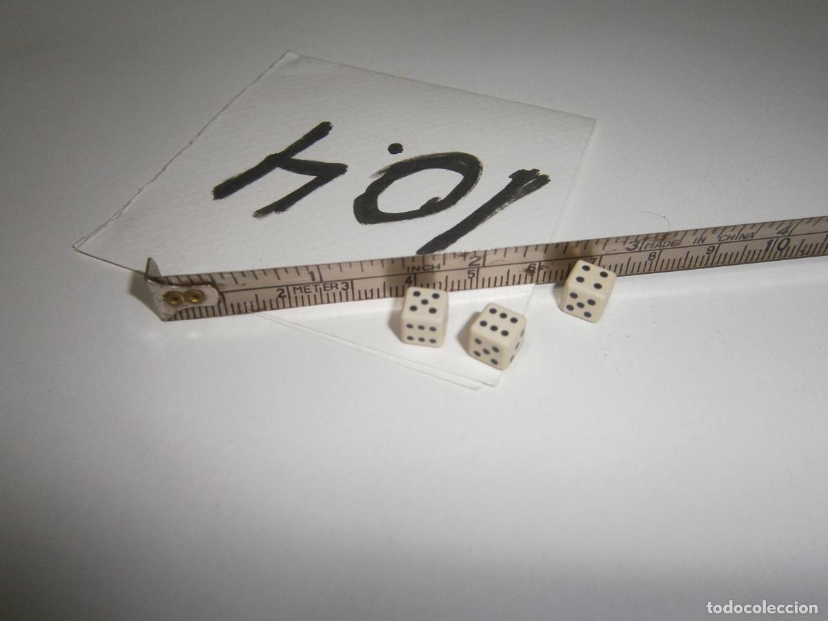 Juegos de mesa: LOTE DE PEQUE&Ntilde;OS DADOS (+-4 MM) - Foto 1