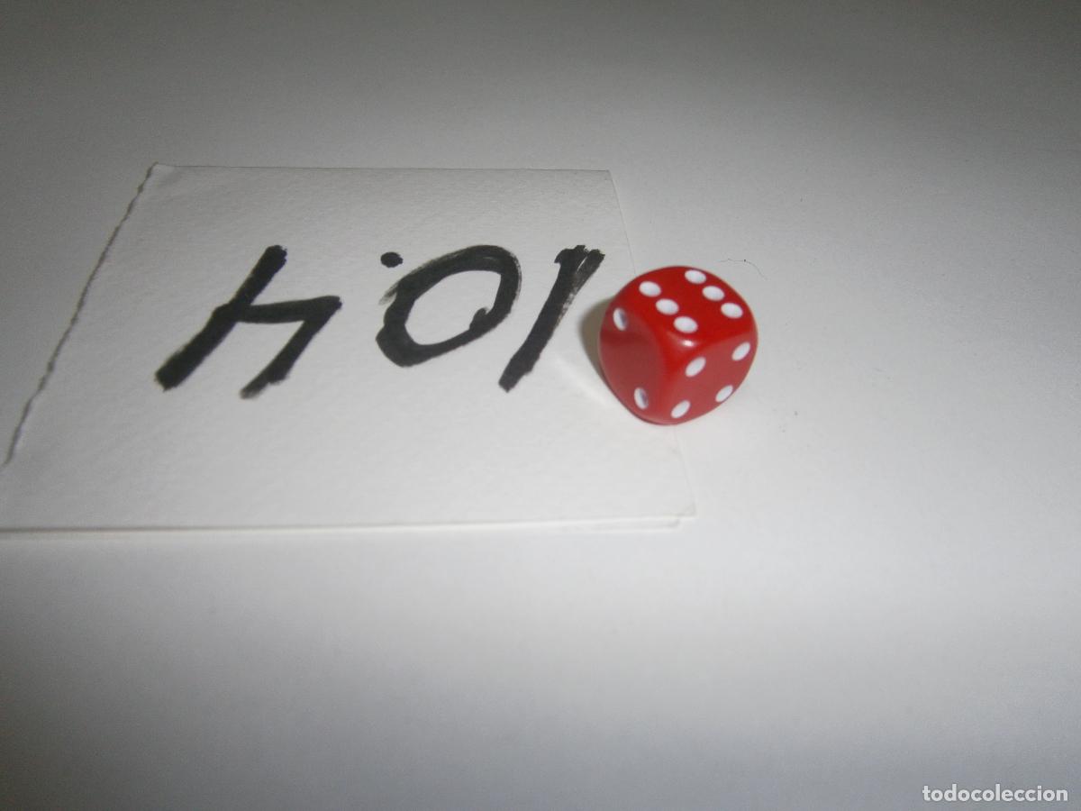 Juegos de mesa: DADO MEDIANO ROJO(+-11 MM) - Foto 1