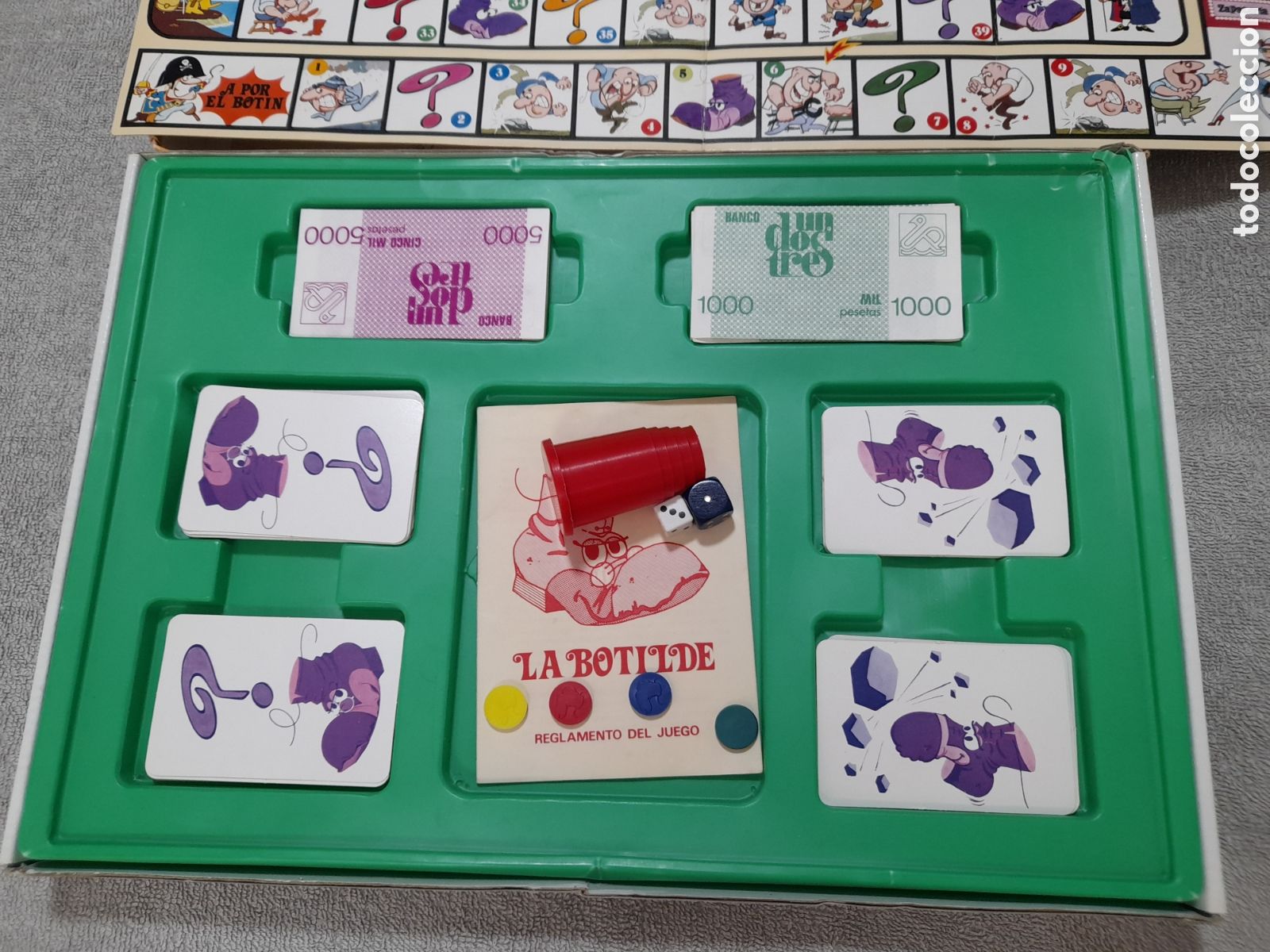 Juegos de mesa: ANTIGUO JUEGO DE MESA, LA BOTILDE, PROGRAMA UN, DOS, TRES. JUGUETES DALMAU - Foto 4