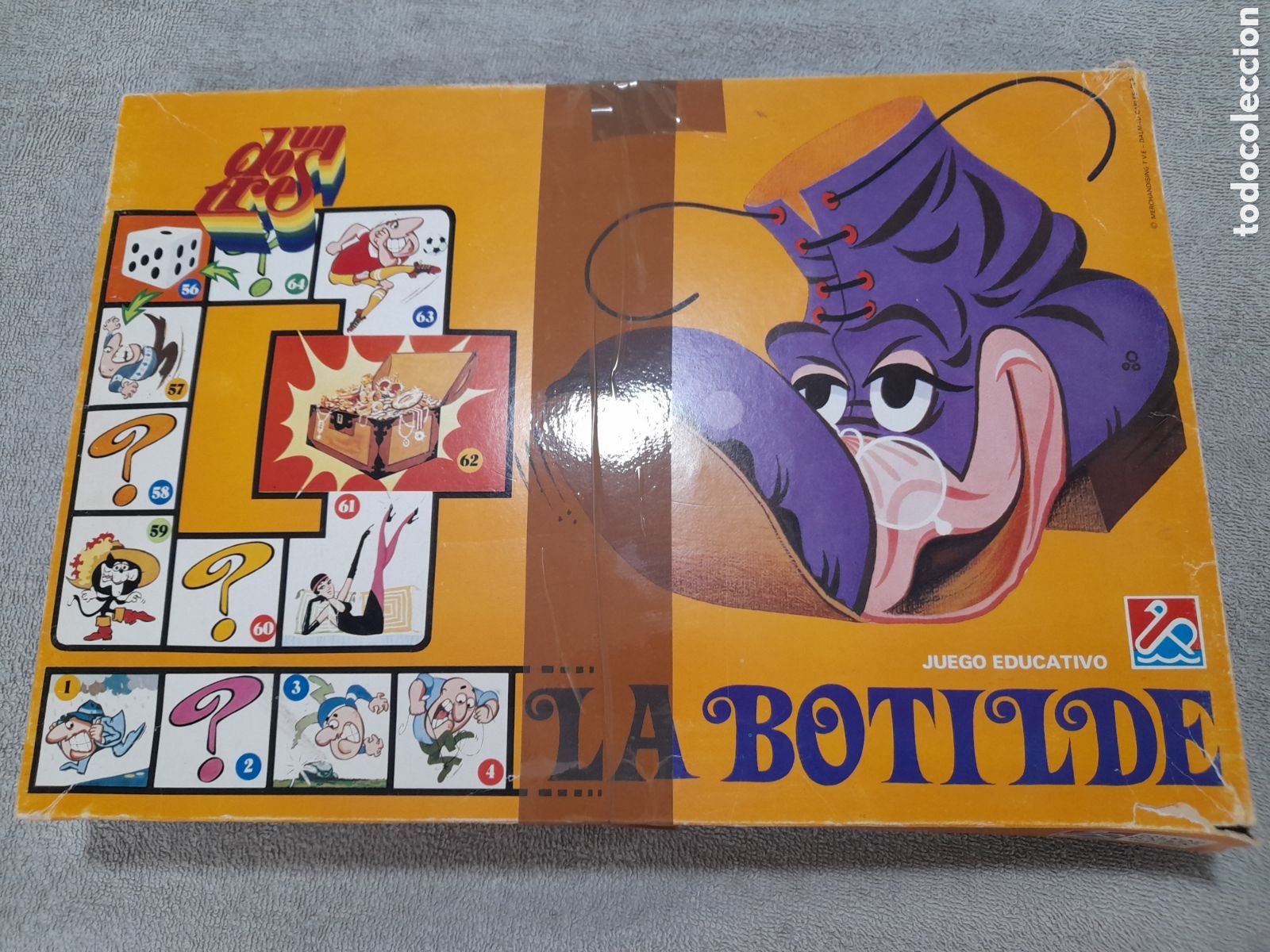 Juegos de mesa: ANTIGUO JUEGO DE MESA, LA BOTILDE, PROGRAMA UN, DOS, TRES. JUGUETES DALMAU - Foto 1