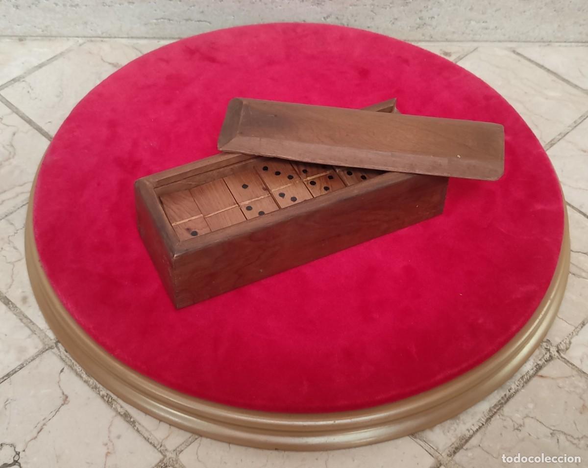Juegos de mesa: DOMIN&Oacute; ANTIGUO DE MADERA - Foto 3