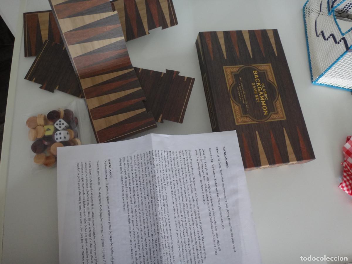 Juegos de mesa: BACKGAMMON JUEGO CLASICO - Foto 2