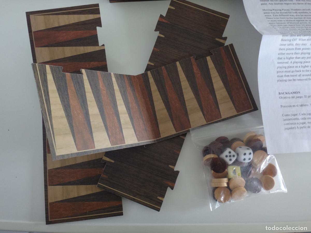 Juegos de mesa: BACKGAMMON JUEGO CLASICO - Foto 3