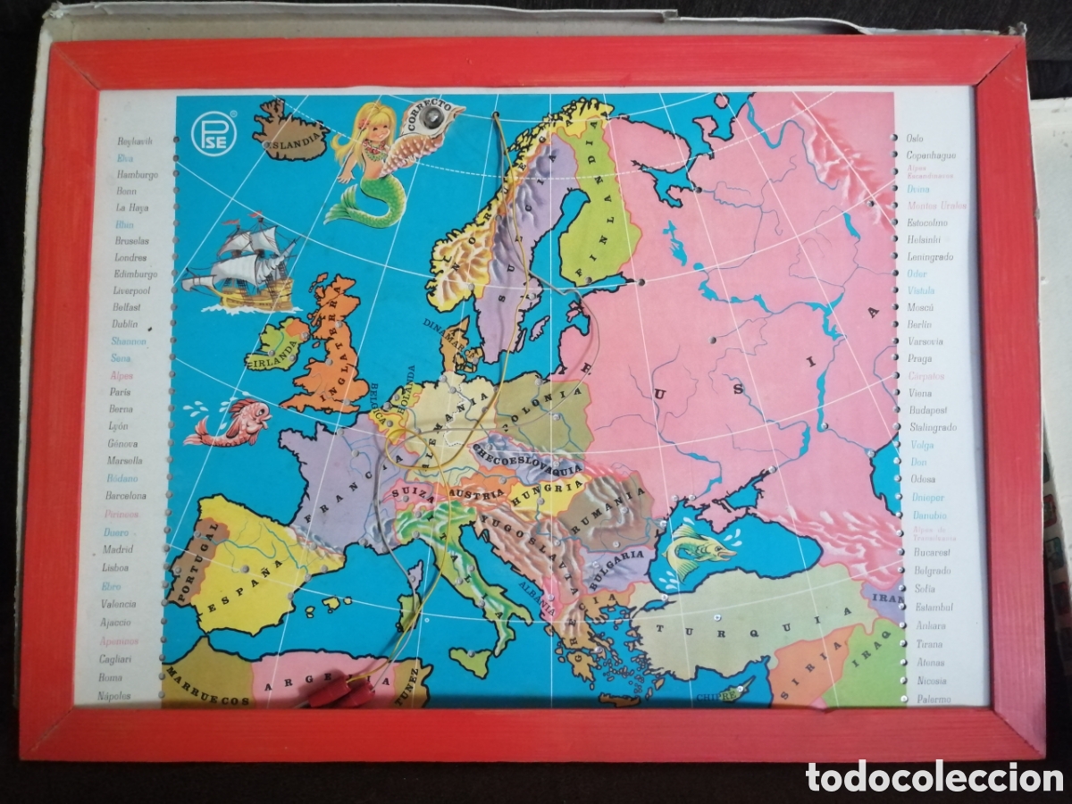 Juegos de mesa: Estudiando Geograf&iacute;a. Funciona - Foto 2