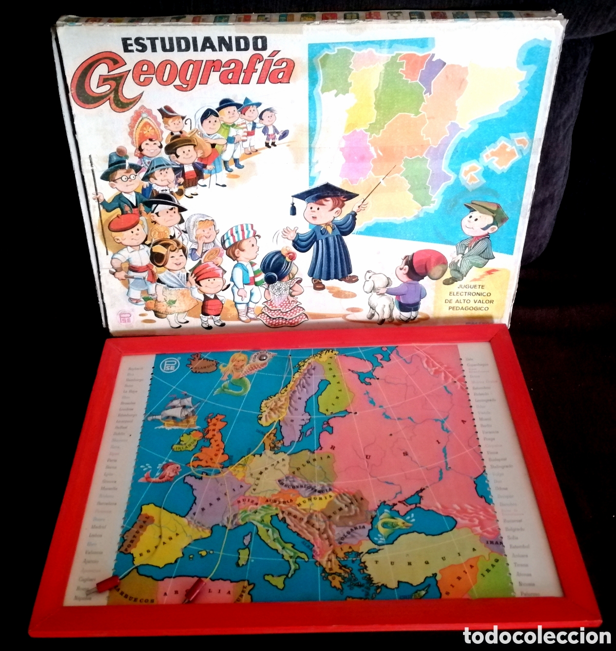 Juegos de mesa: Estudiando Geograf&iacute;a. Funciona - Foto 1