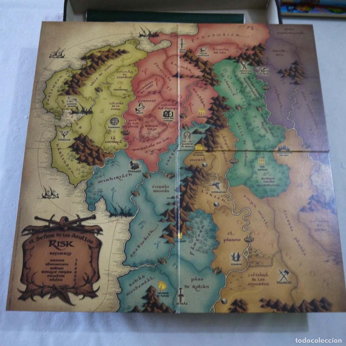 Juegos de mesa: RISK EL SE&Ntilde;OR DE LOS ANILLOS - PARKER - 2002 - Foto 13