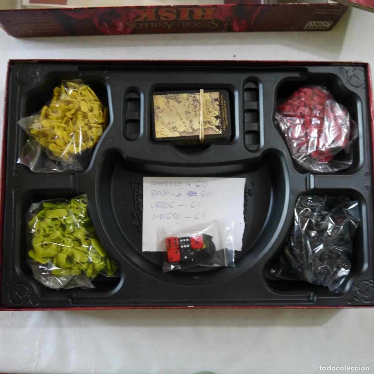 Juegos de mesa: RISK EL SE&Ntilde;OR DE LOS ANILLOS - PARKER - 2002 - Foto 14