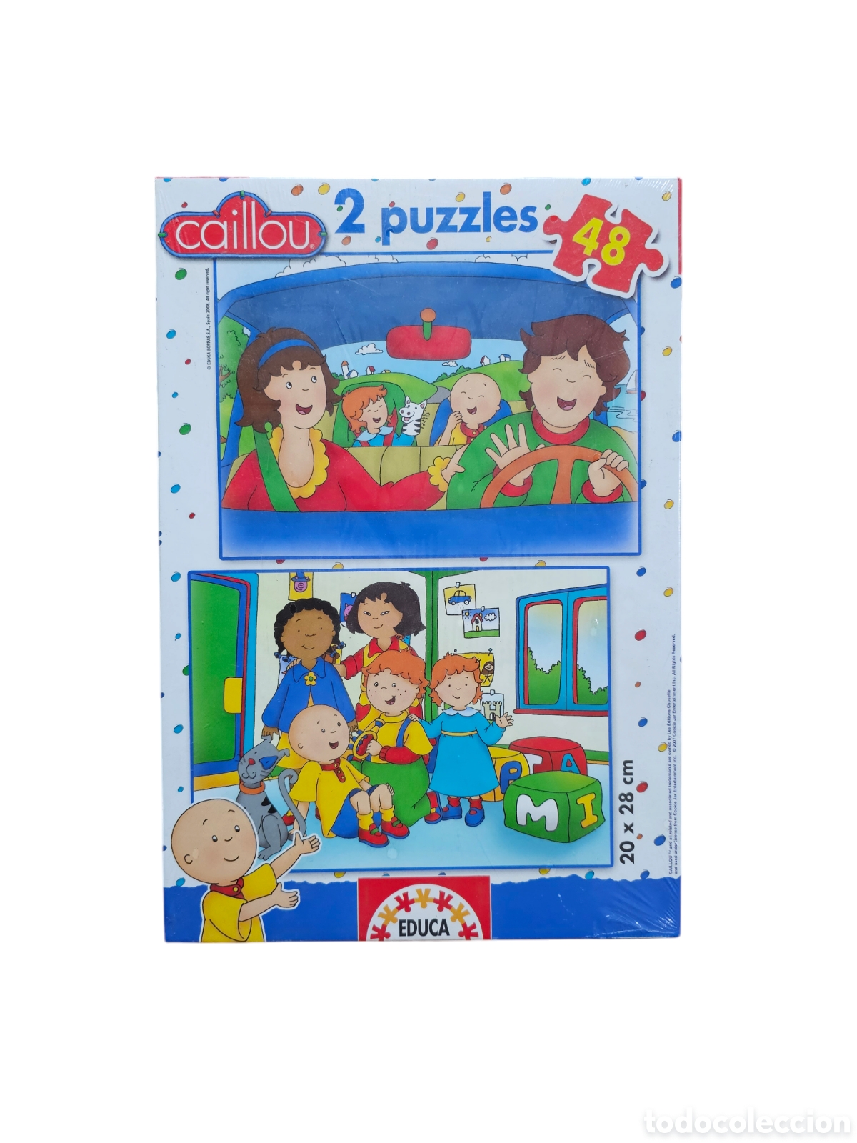 Juegos de mesa: Caillou 2 Puzzles 2X48 Piezas Juego de mesa - Foto 1