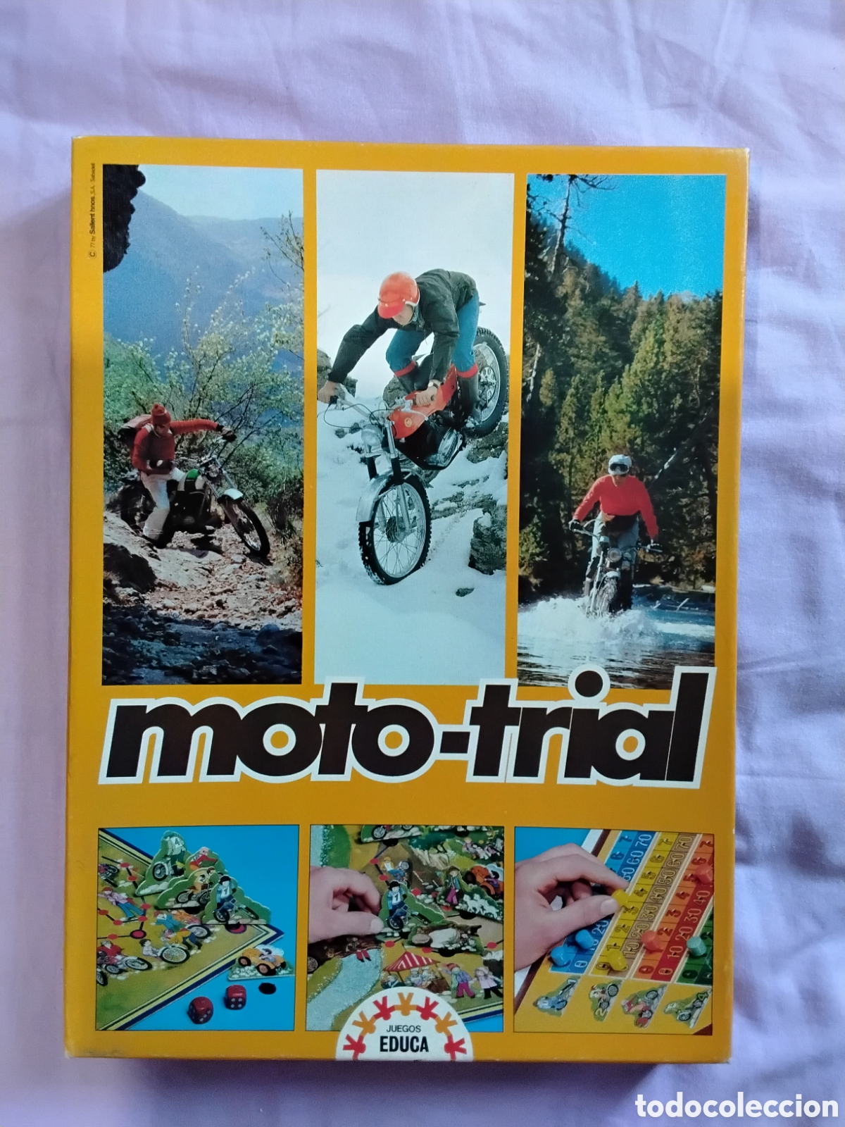 Juegos de mesa: Moto trial juego de Educa - Foto 1