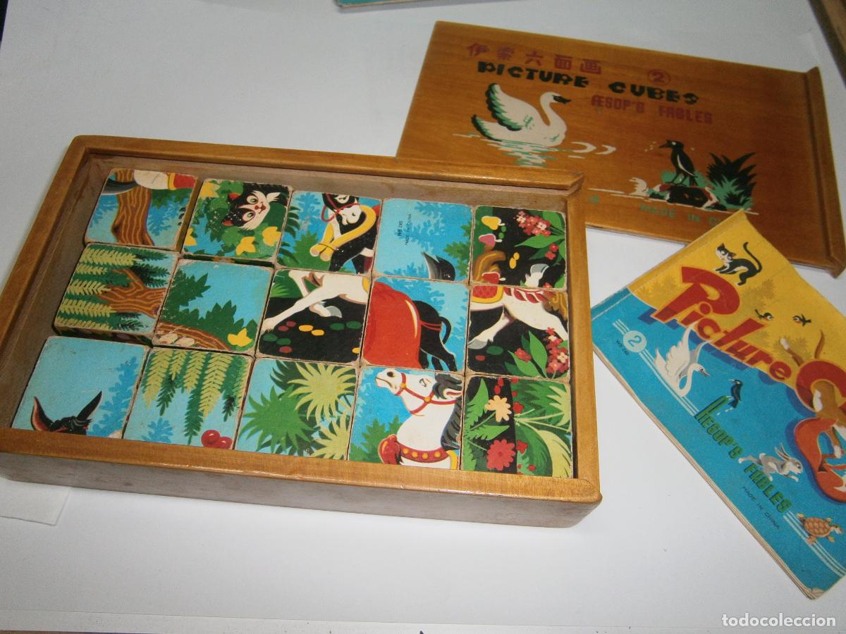 Juegos de mesa: ANTIGUO PUZZLE DE CUBOS CON MANUAL EN SU CAJA - Foto 2
