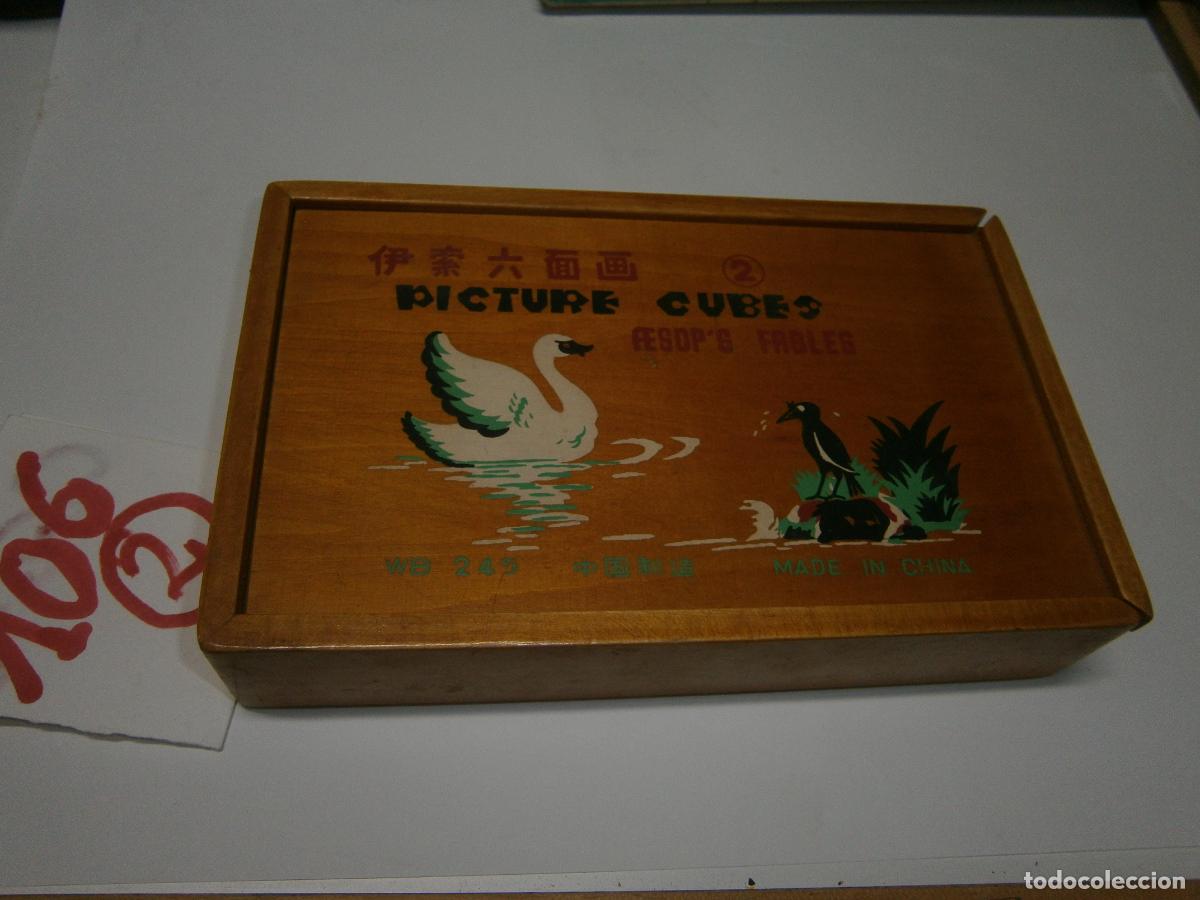 Juegos de mesa: ANTIGUO PUZZLE DE CUBOS CON MANUAL EN SU CAJA - Foto 1