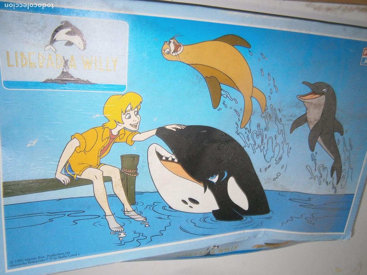 Juegos de mesa: ANTIGUO JUEGO DE MESA - LIBERAD A WILLY - Foto 1