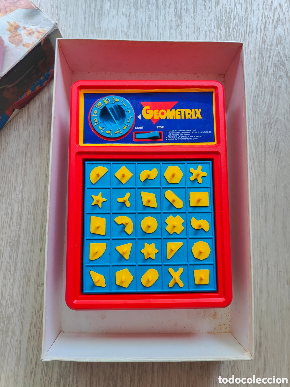 Juegos de mesa: Geometrix. Juego de mesa MB. Completo. Formas geometricas - Foto 2