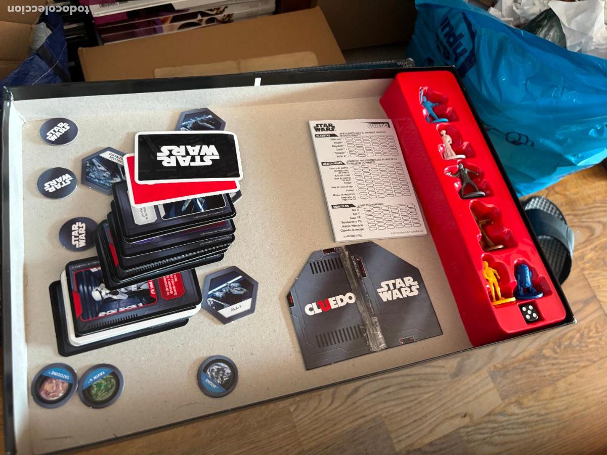 Juegos de mesa: STAR WARS. EL CLUEDO. COMPLETO (J-10) - Foto 6