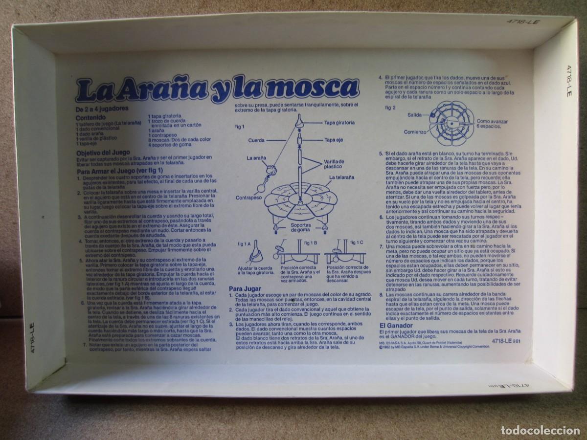 Juegos de mesa: La Ara&ntilde;a y la Mosca (MB Juegos) - Foto 14