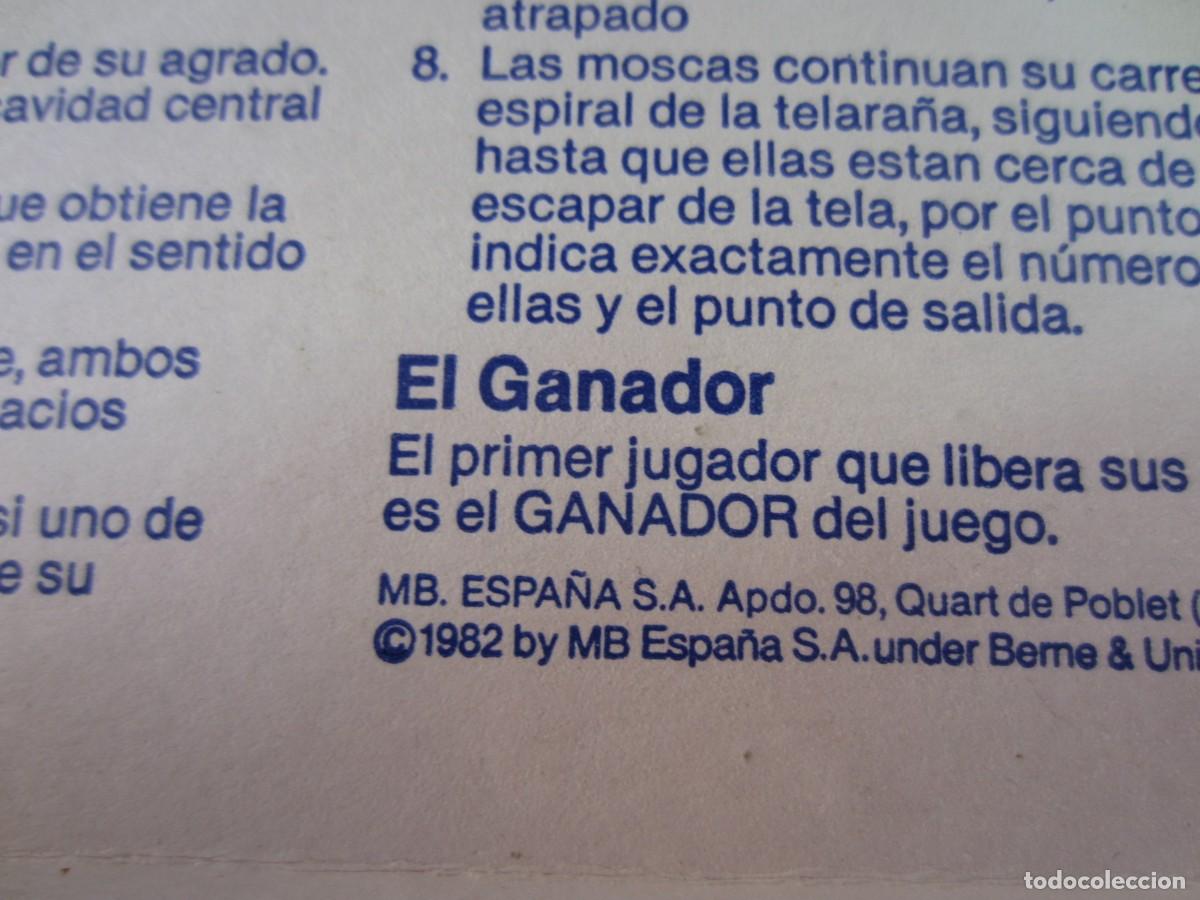 Juegos de mesa: La Ara&ntilde;a y la Mosca (MB Juegos) - Foto 15