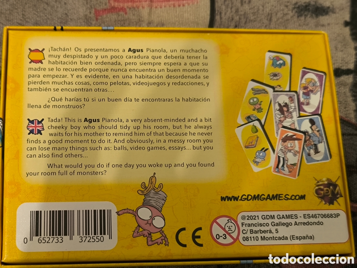 Juegos de mesa: JUEGO DE CARTAS ROOM. AGUS Y MONSTERS - Foto 2