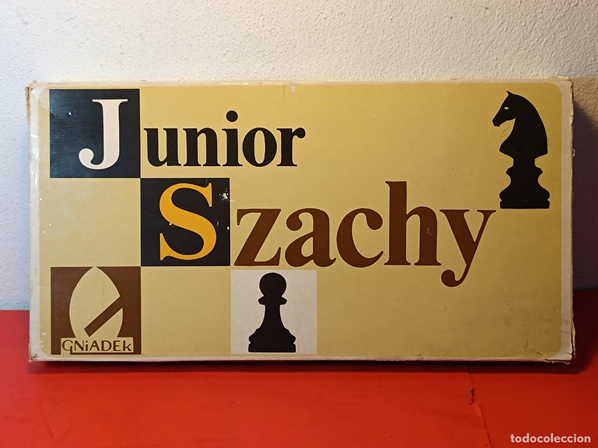 Juegos de mesa: Ajedrez Junior Szachy de madera, sin uso !! - Foto 1