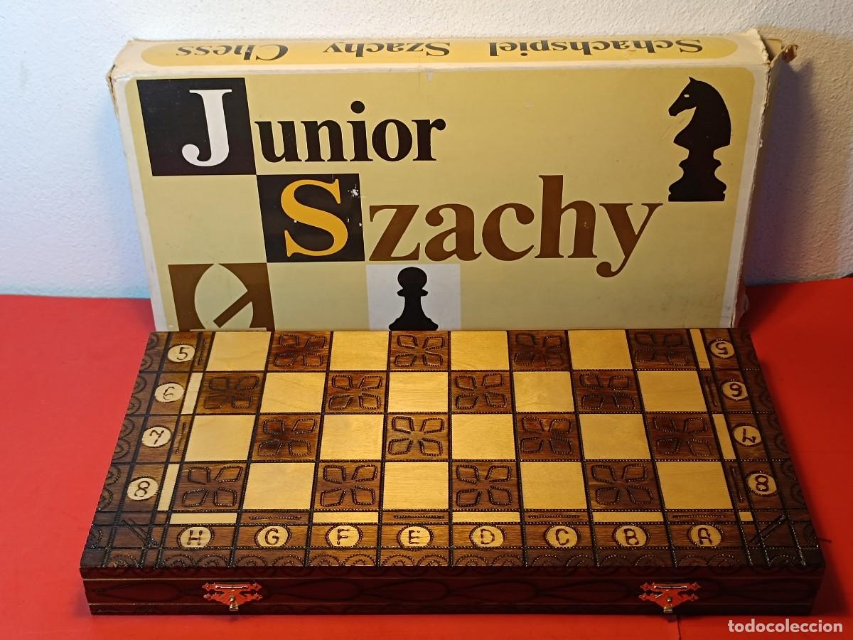 Juegos de mesa: Ajedrez Junior Szachy de madera, sin uso !! - Foto 2