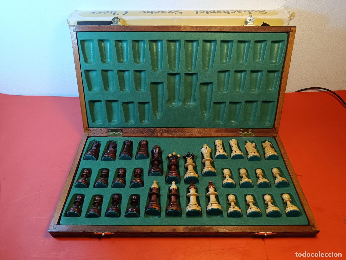 Juegos de mesa: Ajedrez Junior Szachy de madera, sin uso !! - Foto 3